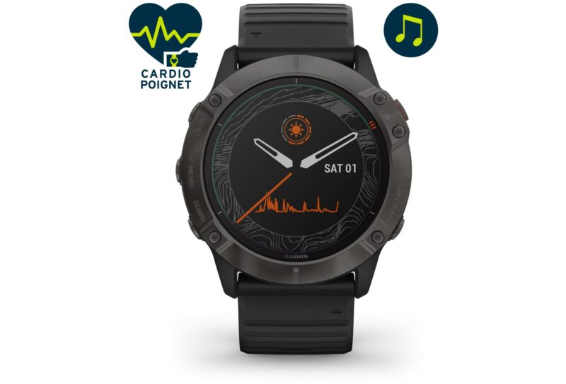 Fenix 6X Pro Solar Titane – Bild 4