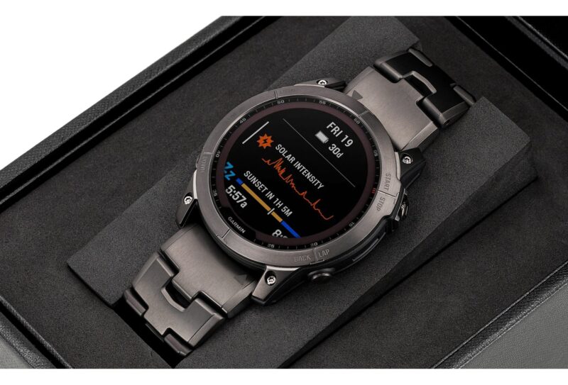 Garmin Fenix 7X Sapphire Solar Titane – Bild 6