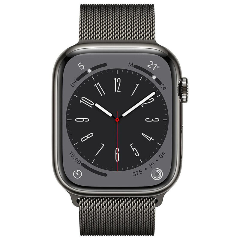 Apple Watch Series 8 GPS + Cellular – Graphit-Edelstahl
