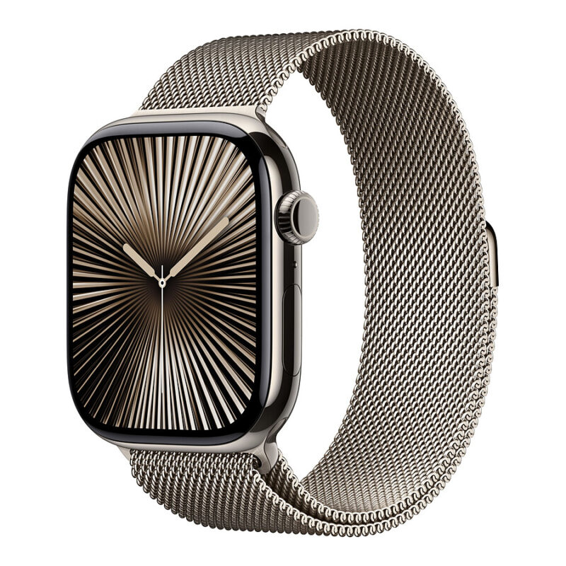 Apple Watch Series 10 GPS + Cellular – Natürliches Titan – Bild 2