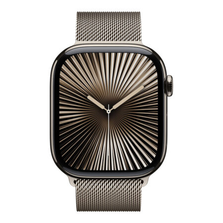 Apple Watch Series 10 GPS + Cellular – Natürliches Titan